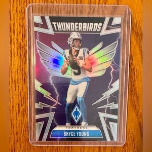 🔥 Bryce Young Thunderbirds Insert 2025 Panini Phoenix QB Panthers 🔥